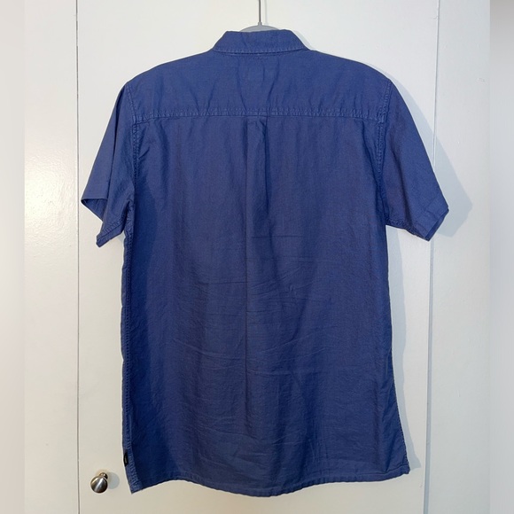 Men’s Brixton Button-Up Shirt Blue Small - Picture 2 of 2
